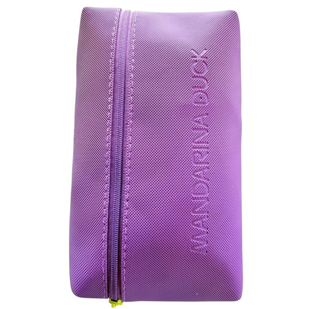 Mandarina Duck Cosmetic Bag Unisex OS Purple Airline Amenity Pouch